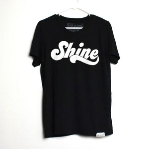 Black walk in love tee